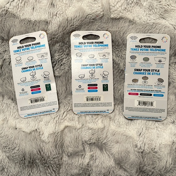 PopSockets PopGrip Set - Pink, Multicolor, Yellow - Picture 5 of 5